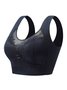 Lace Push Up Wireless Tank Bra