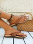 Casual Flat Heel Flip-flops Slide Sandals