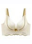 Soft Comfortable Lace Push Up Massage Wireless Bra