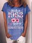Women's 60 Year Old Made In 1963 Floral 60th Birthday Gifts Casual T-Shirt