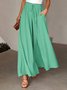 Loosen Plain Casual Pants
