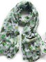 St. Patrick's Day Clover Hat Pattern Silk Scarf Holiday Party Accessories