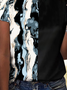 Printing Crew Neck Loose Casual T-Shirt