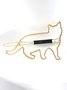 Cat Pattern Metal Hair Clip Hair Accessories Daily Casual Home Jewelry For Women's