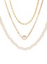 Vacation Casual Pearl Beaded Layered Necklace Beach Women Jewelry