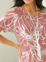 Regular Fit Casual Abstract T-Shirt