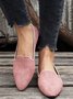 Women's Simple Style Faux Suede Flat Shoes