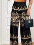 Casual Ethnic Printed Loose Pants