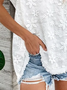 Women's Lace Tassel Casual Comfort Top