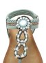 Bohemian Rhinestone Soft Comfort Round Toe Flip Sandals