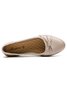 Comfortable Soft Sole Bowknot Pointed Toe Wedge Shoes