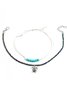 Boho Turquoise Beaded Layered Anklet Vacation Beach Everyday Jewelry