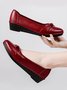 Comfortable Soft Sole Bowknot Pointed Toe Wedge Shoes