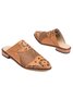 Vintage Cutout Mules