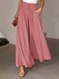 Loosen Plain Casual Pants