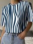 Casual Printing Jersey T-Shirt
