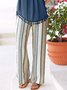 Casual Striped Loose Pants