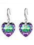 AB Colorful Crystal Drop Earrings Casual Party Urban Jewelry