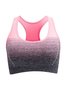 Comfort Push Up Shockproof Seamless Ombre Sports Bra