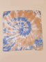 Casual Ombre Tie Dye Scarves Daily Vacation Women Accessories