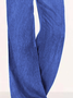Plus Size Fashion Solid Color Big Hem Wide Leg  Casual Pants