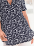 Loose Casual Disty Floral Blouse