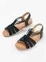 Casual Slip On Strappy Footbed Sandals