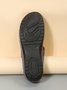 Rhinestone Knot Retro Casual Wedge Sandals