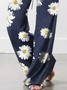 Plus Size Daisy Casual Loose Jersey Pants