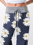 Plus Size Daisy Casual Loose Jersey Pants
