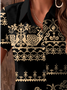 Casual Abstract Blouse