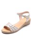 Comfortable Soft Vintage Wedge Sandals