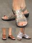Retro Comfort Soft Sole Hollow Strap Sandals