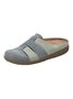 Color Block Braided Comfy Sole Flat Mules