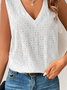 Casual Loose Cotton-Blend Tank Top