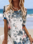 Vacation Loose Floral Lace Dress