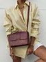 Shirt Collar Striped Casual Blouse