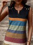 Casual Striped Loose Dress