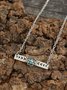 Ethnic Style Natural Turquoise Pendant Necklace Women Jewelry