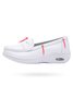 White Comfort Air Cushion Nurse Professional Loafers