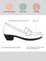 Elegant Color Block Peep-Toe Chunky Heel Sandals