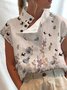 Half Turtleneck Loose Casual Shirt