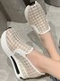 Lace Mesh Breathable Platform Sneakers