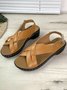 Comfort Soft Sole Vintage Strap Sandals