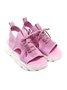 Breathable Hollow Out Lace Up Front Slip On Sports Sandals