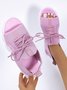 Breathable Hollow Out Lace Up Front Slip On Sports Sandals