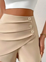 Casual Loose Buttoned Shorts