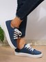 Women's Casual Lace-Up Canvas Shoes
