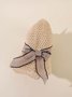 Holiday Straw Lace Bow Hat Beach Boho Women's Accessories