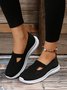 Breathable Hollow out Mesh Fabric Slip On Sneakers